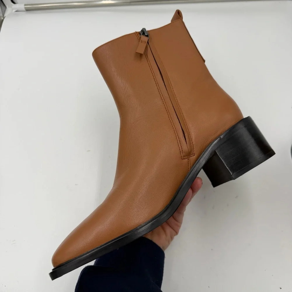 NEW Everlane Desert Tan Leather The‎ City Boot in Size 9